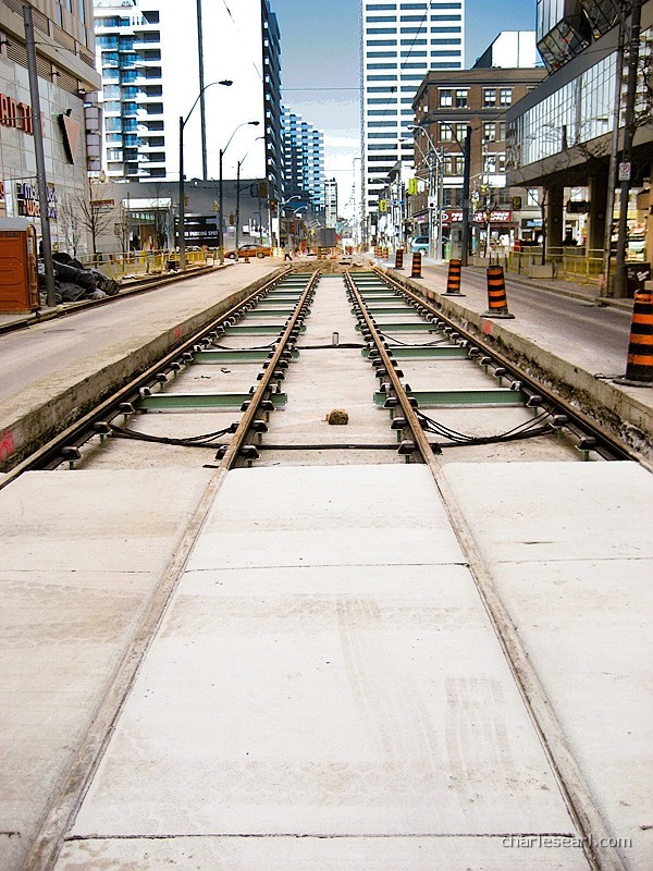 Street Car Construction Toronto