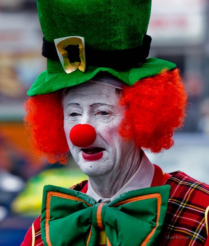 St. Patricks Day Clown
